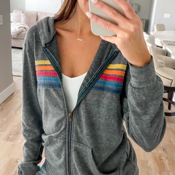 Aviator Nation Rainbow Jacket - Picture 3 of 11